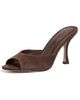 Sam Edelman Sam Edelman Jeanie Sandals Java Brown Suede - 1