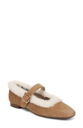 Sam Edelman Sam Edelman Michaela Faux Fur Trim Mary Jane Flat