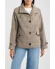 Sam Edelman Sam Edelman Plaid Wool Blend Jacket - 1