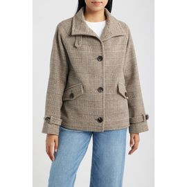 Sam Edelman Sam Edelman Plaid Wool Blend Jacket