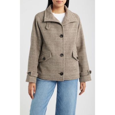 Sam Edelman Sam Edelman Plaid Wool Blend Jacket