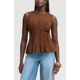 Sam Edelman Sam Edelman Pleated Sleeveless Top
