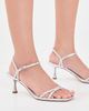 Sam Edelman Sam Edelman Presley Strappy Kitten Heels Soft Silver - 3