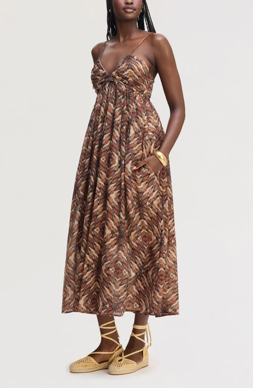 Sam Edelman Sam Edelman Print Sleeveless Maxi Dress