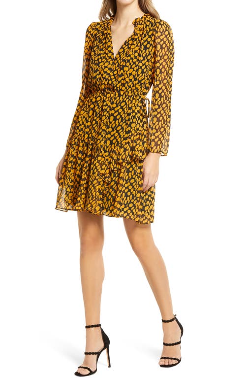 Sam Edelman Sam Edelman Ruffle Long Sleeve Dress