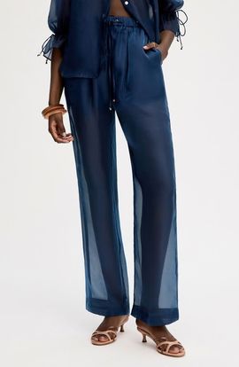 Sam Edelman Sam Edelman Sheer Drawstring Pants