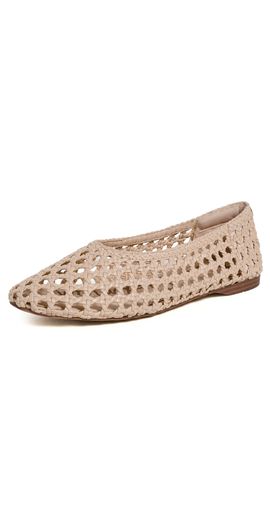 Sam Edelman Sam Edelman Shira Woven Flats Ivory