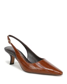 Sam Edelman Sam Edelman Women's Bianka Woven Leather Slingback Pumps