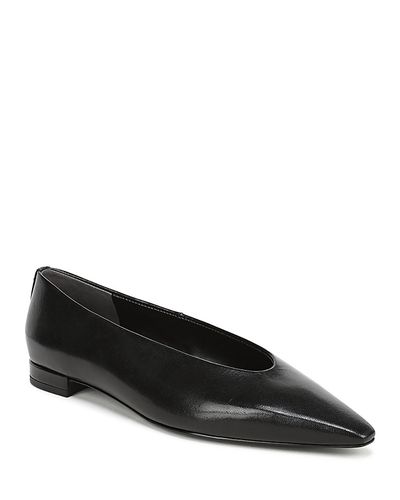 Sam Edelman Sam Edelman Women's Emory Pointed Toe Leather Ballet Flats