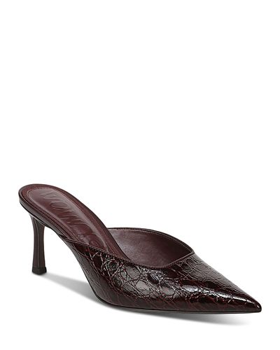 Sam Edelman Sam Edelman Women's Margeaux Leather Pointed Toe Mules