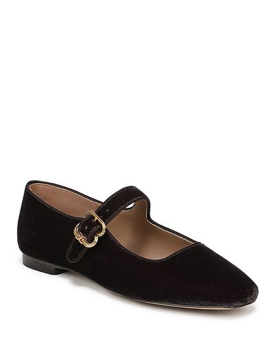 Sam Edelman Sam Edelman Women's Michaela Velvet Mary Jane Flats