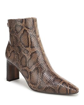 Sam Edelman Sam Edelman Women's Saige Two Tone Embossed Leather Ankle Boots