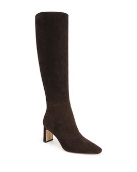 Sam Edelman Sam Edelman Women's Sylvia Extra Wide Calf Pointed Toe High Heel Boots