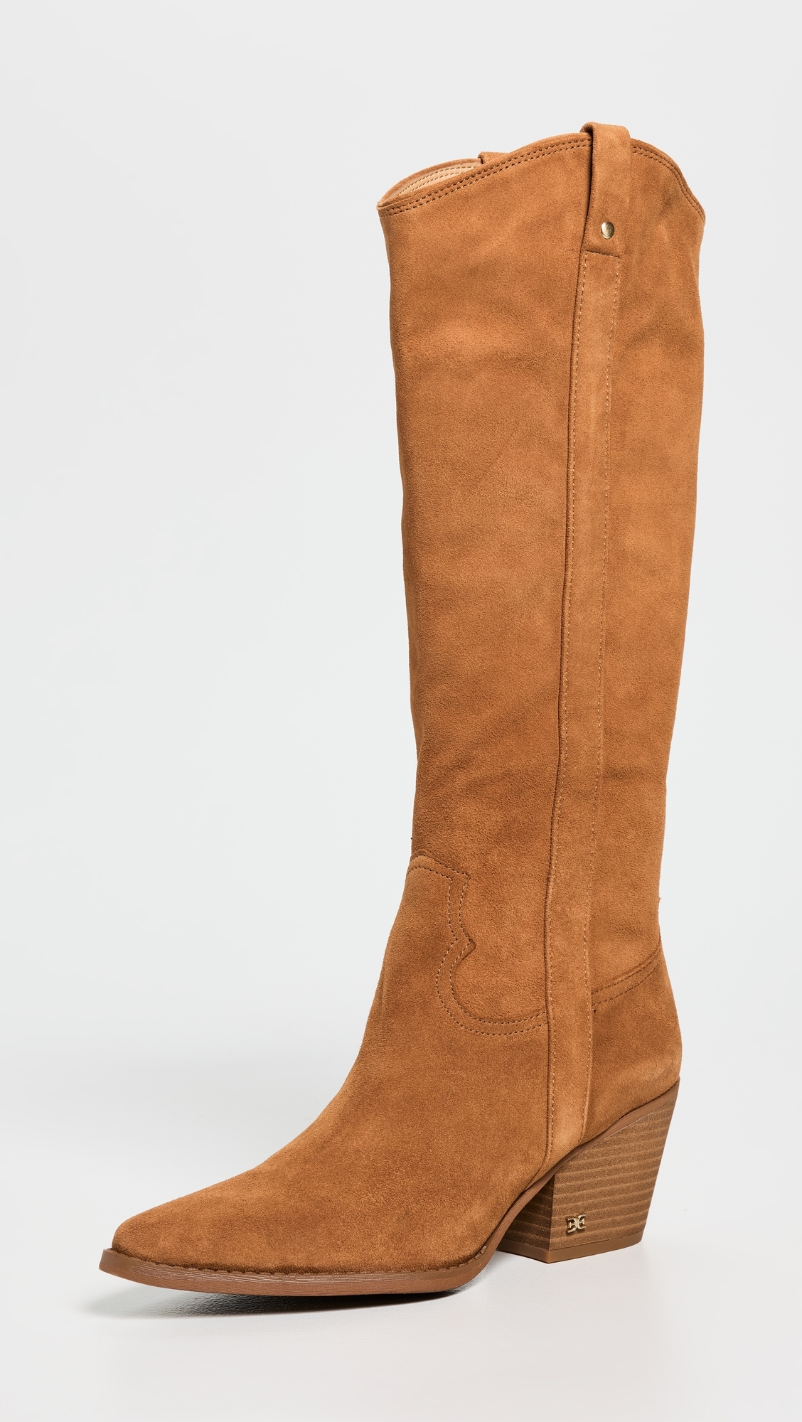 Sam Edelman Wyatt Western Tall Boots Frontier Brown