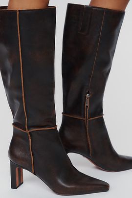 Sam Edelman Sylvia Leather Moto Boots