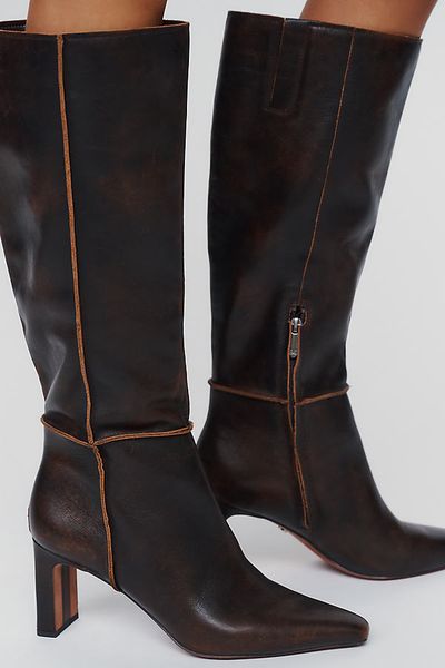 Sam Edelman Sylvia Leather Moto Boots