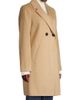 Sam Edelman Women's Wool-Blend Double-Breasted Cutaway Coat - 4