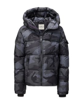 Sam. Sam. Boys' Parker Camo Print Down Puffer Coat