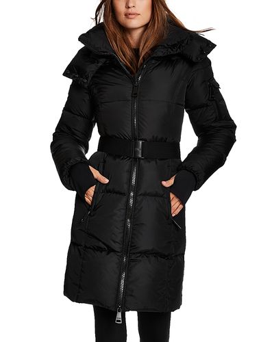 Sam. Sam. Noho Belted Hooded Long Puffer Coat