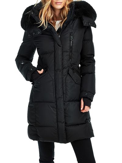 SAM. Women's Highway Faux Fur-Trimmed Down Jacket