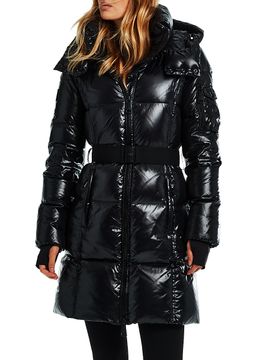 SAM. Women's Noho Quilted Hooded Coat