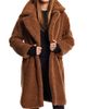 SAM. Women's Sherpa Leather-Trimmed Coat - 4