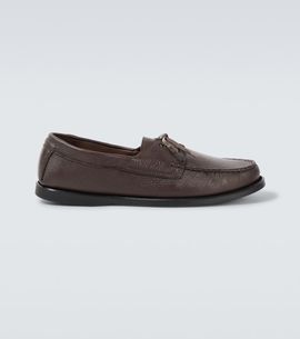 Saman Amel Saman Amel City Moc leather boat shoes