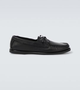 Saman Amel Saman Amel City Moc leather loafers