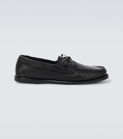 Saman Amel Saman Amel City Moc leather loafers