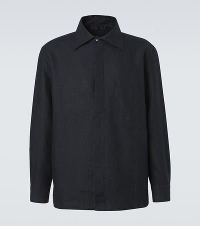 Saman Amel Saman Amel Linen overshirt