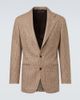 Saman Amel Saman Amel Prince of Wales check alpaca blazer - 1