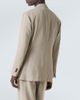 Saman Amel Saman Amel Single-breasted linen suit jacket - 4