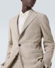 Saman Amel Saman Amel Single-breasted linen suit jacket - 5