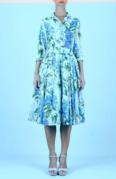 SAMANTHA SUNG SAMANTHA SUNG Lilac Heaven New Midi Shirtdress