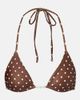 Same Same Beaded polka-dot bikini top - 1