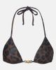 Same Same Beaded printed bikini top - 1