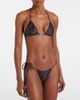 Same Same Beaded printed bikini top - 2