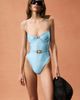 SAME SAME for FWRD Hammered Stone One Piece Swimsuit - 4