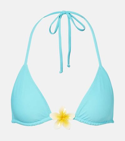 Same Same Island embellished bikini top
