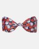 Same Same Knotted printed bandeau bikini top - 1