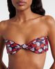 Same Same Knotted printed bandeau bikini top - 4