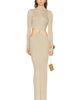 SAME SAME Metallic Twist Maxi Dress - 1