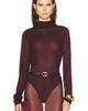 SAME SAME Open Back Knit Bodysuit - 1