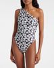 Same Same Printed one-shoulder swimsuit - 4