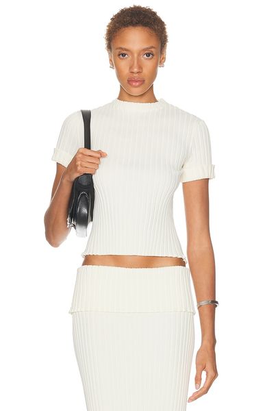 SAME SAME Ribbed Knit Top