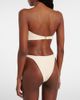 Same Same Rosette floral-appliqué bandeau bikini top - 3