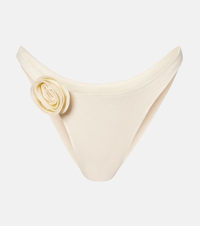 Same Same Rosette floral-appliqué bikini bottoms