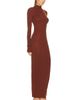 SAME SAME Shimmer Mockneck Dress - 2