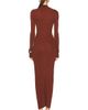 SAME SAME Shimmer Mockneck Dress - 3