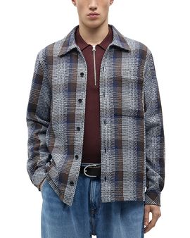 Samsøe Samsøe Samse Samse Staka Melange Check Cotton Overshirt